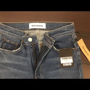 Reformation high & skinny jean